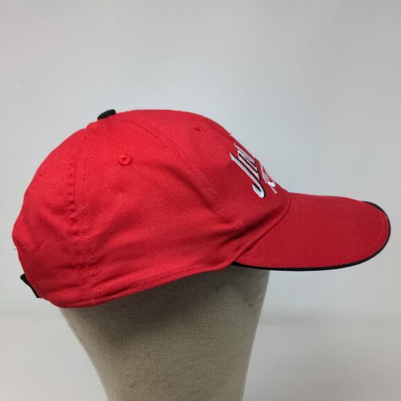 Drink Smart Mens Strapback Jim Beam Racing Hat Robby Gordon Motorsports Red OSFA - Picture 8 of 14